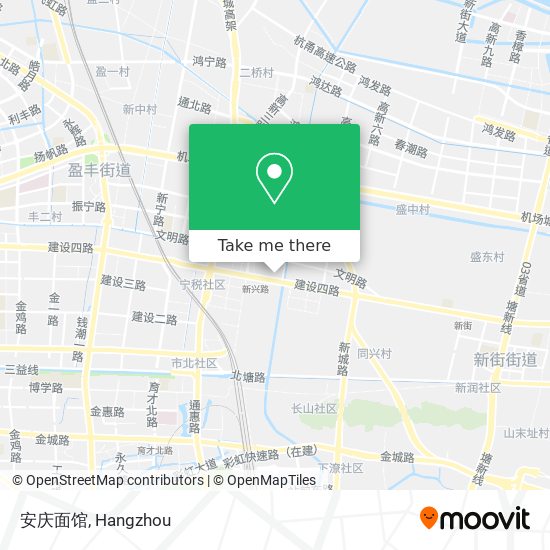 安庆面馆 map