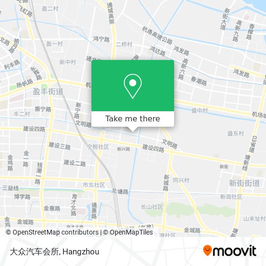 大众汽车会所 map