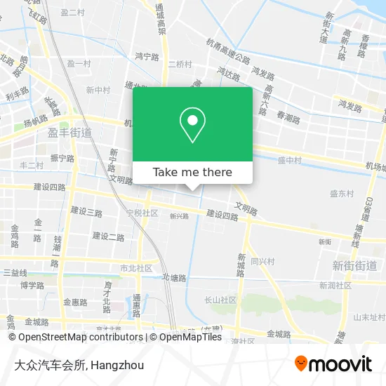 大众汽车会所 map