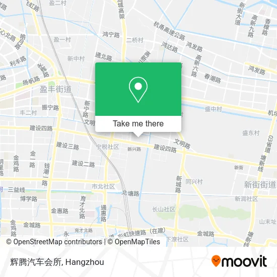 辉腾汽车会所 map