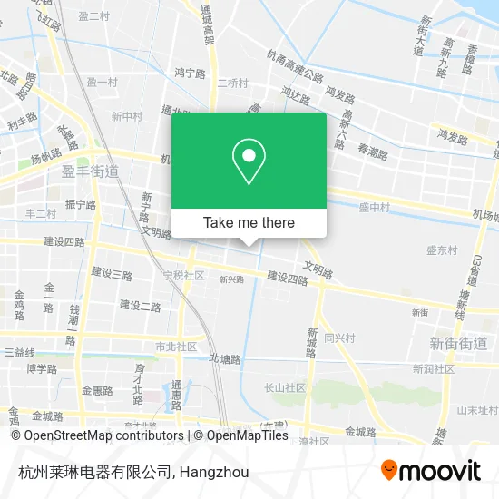 杭州莱琳电器有限公司 map