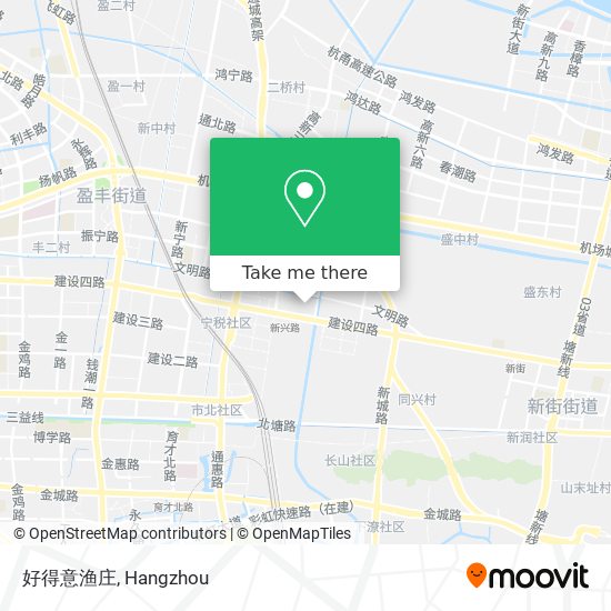 好得意渔庄 map