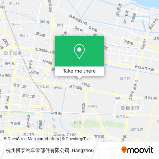 杭州博泰汽车零部件有限公司 map