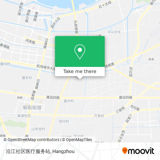 沿江社区医疗服务站 map