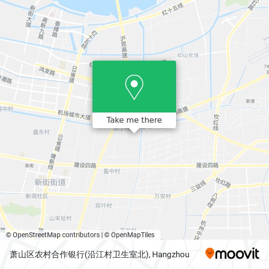 萧山区农村合作银行(沿江村卫生室北) map
