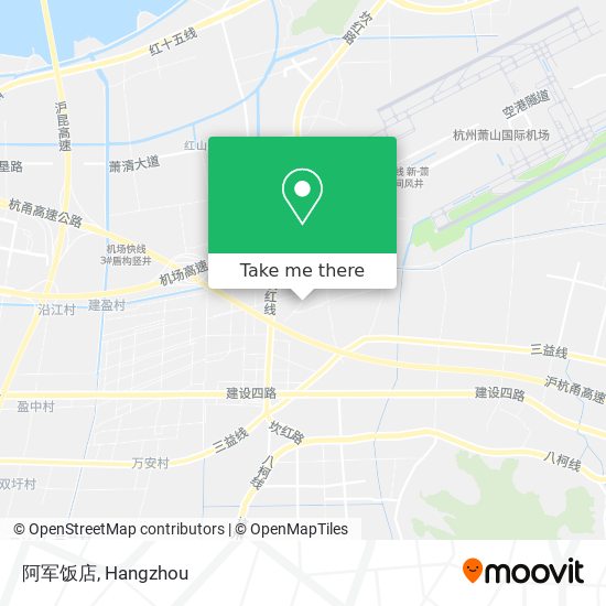 阿军饭店 map