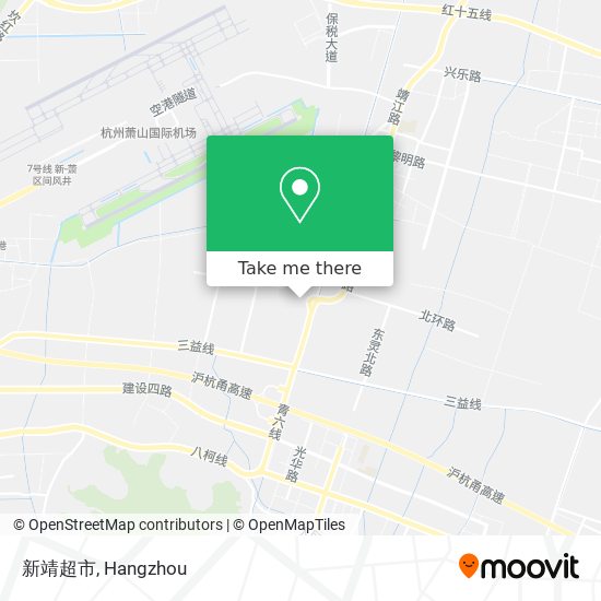 新靖超市 map