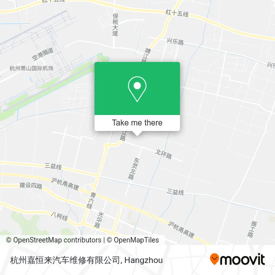 杭州嘉恒来汽车维修有限公司 map