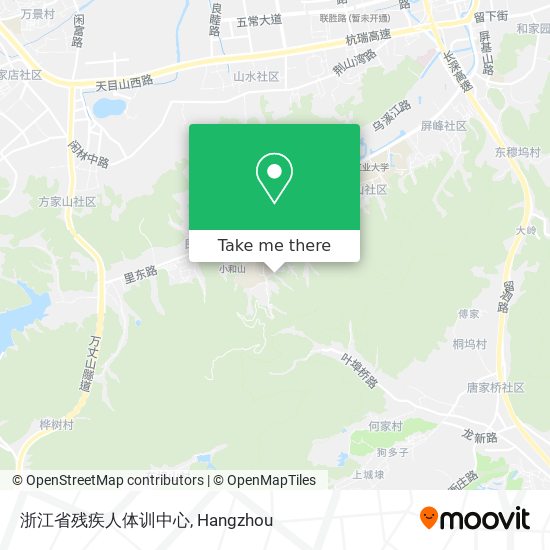 浙江省残疾人体训中心 map