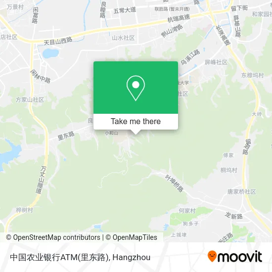 中国农业银行ATM(里东路) map