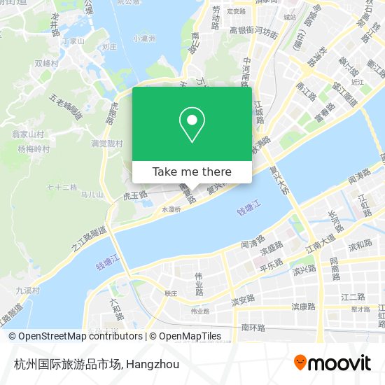 杭州国际旅游品市场 map