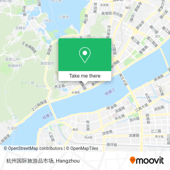 杭州国际旅游品市场 map