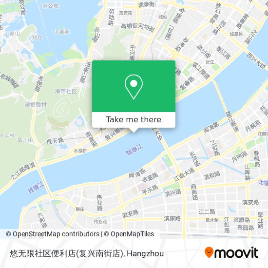 悠无限社区便利店(复兴南街店) map