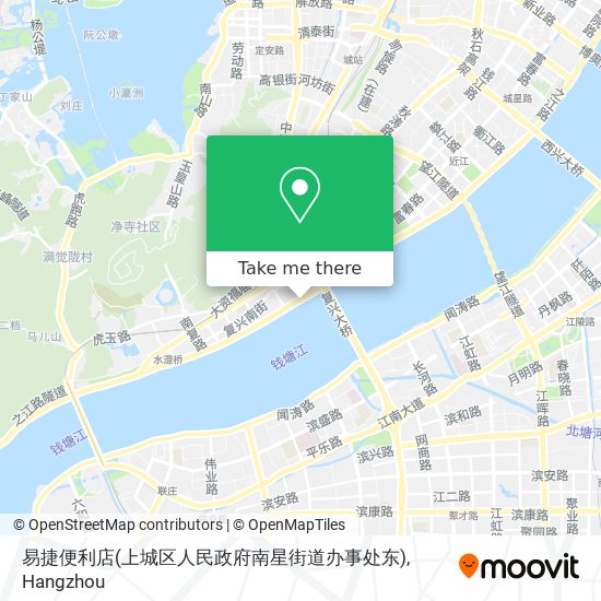 易捷便利店(上城区人民政府南星街道办事处东) map