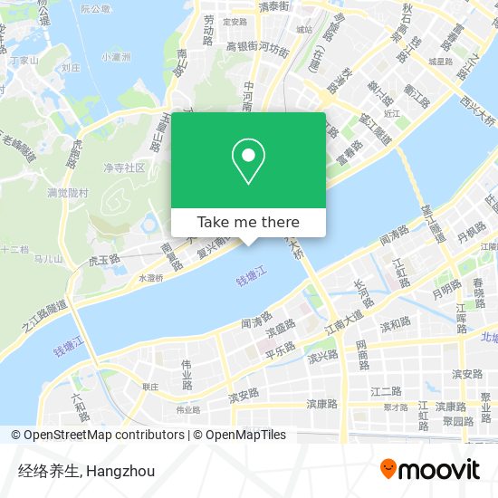 经络养生 map