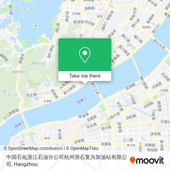 中国石化浙江石油分公司杭州浙石复兴加油站有限公司 map