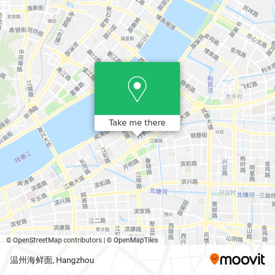 温州海鲜面 map