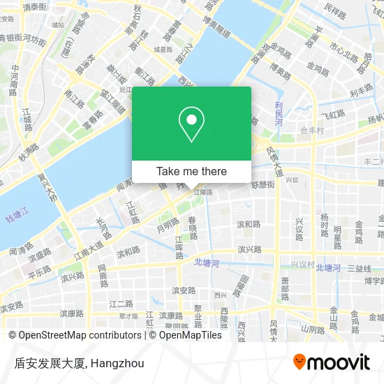 盾安发展大厦 map