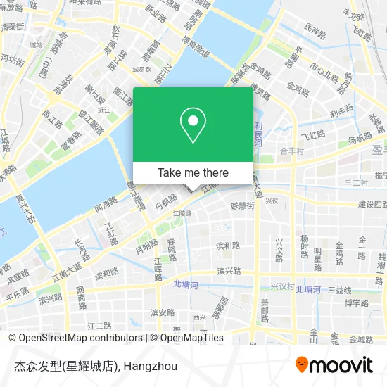 杰森发型(星耀城店) map