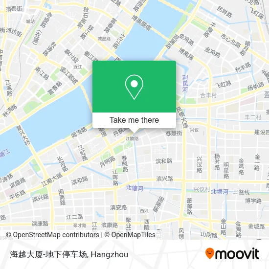 海越大厦-地下停车场 map