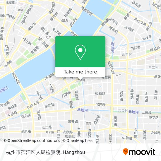 杭州市滨江区人民检察院 map