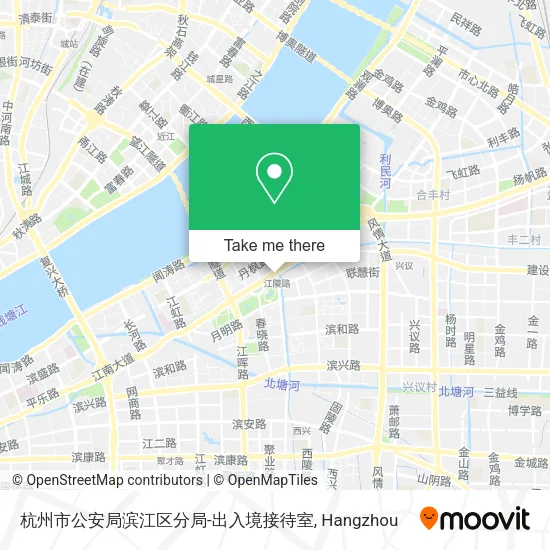 杭州市公安局滨江区分局-出入境接待室 map