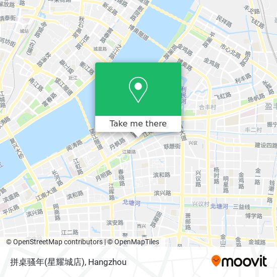 拼桌骚年(星耀城店) map