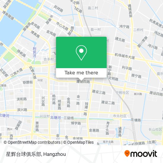 星辉台球俱乐部 map