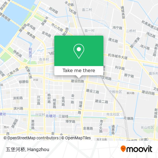 五堡河桥 map