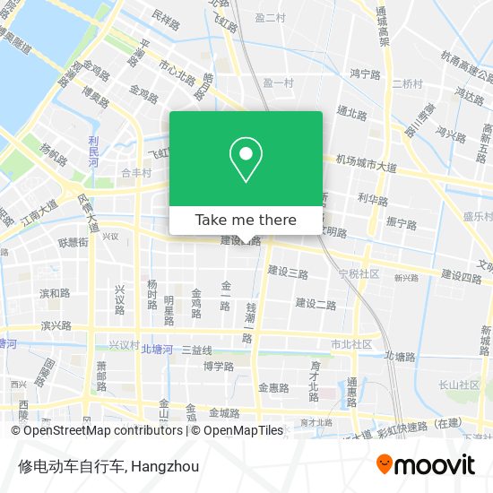 修电动车自行车 map