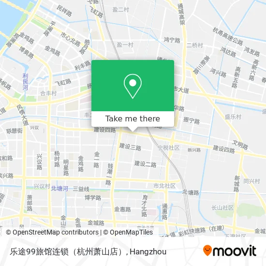 乐途99旅馆连锁（杭州萧山店） map