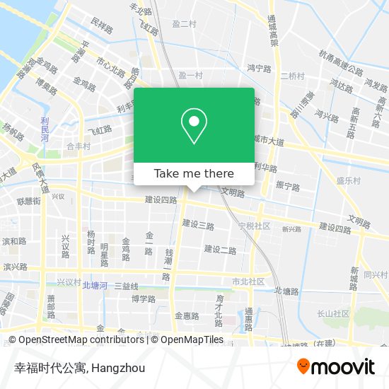 幸福时代公寓 map