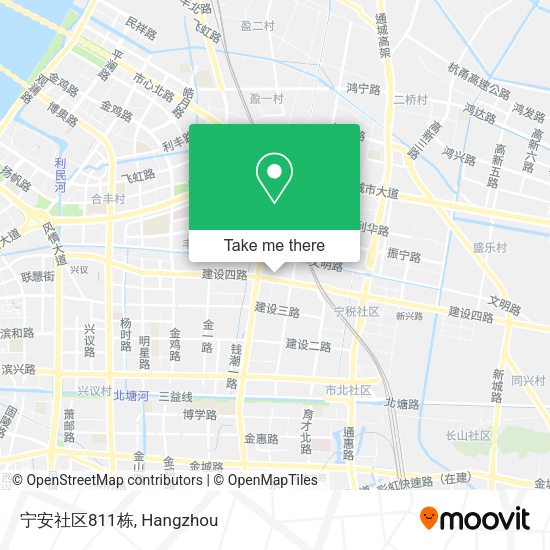 宁安社区811栋 map
