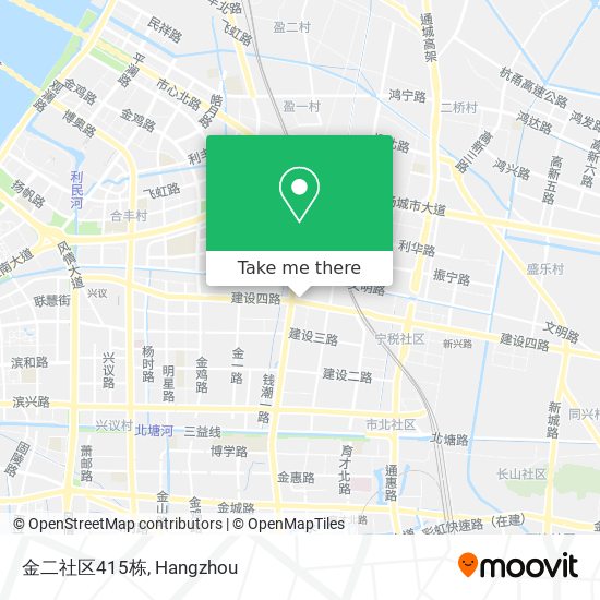 金二社区415栋 map