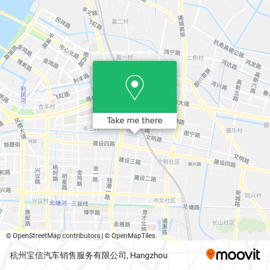 杭州宝信汽车销售服务有限公司 map