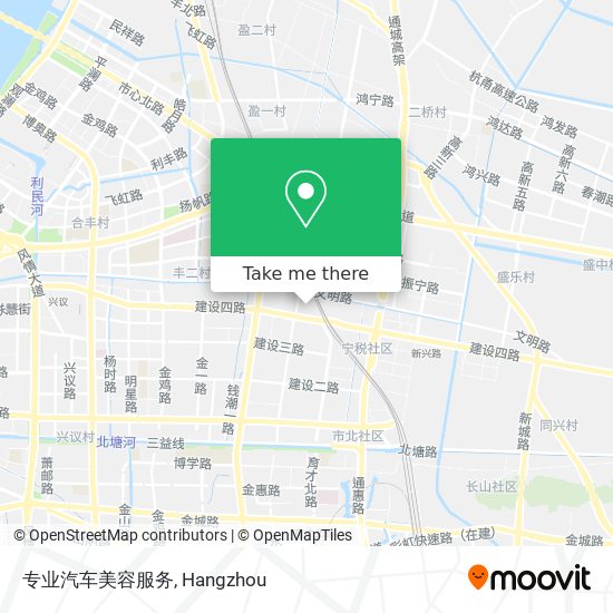 专业汽车美容服务 map