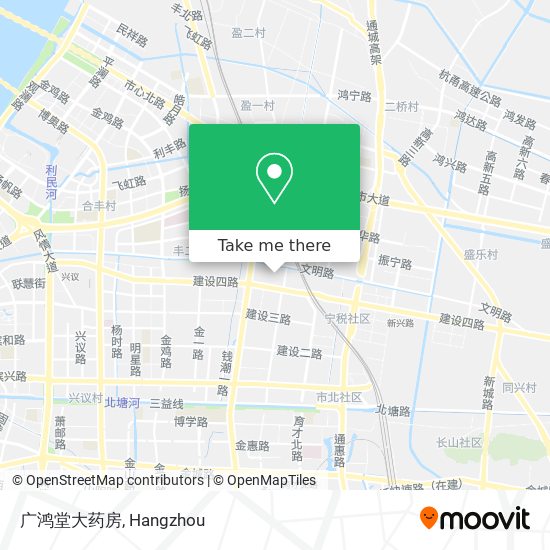 广鸿堂大药房 map