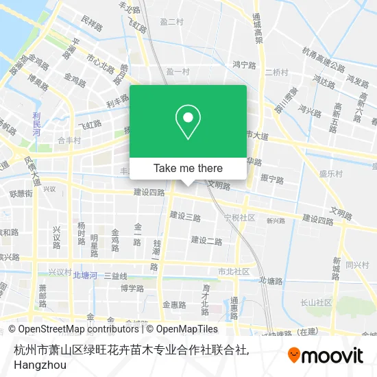 杭州市萧山区绿旺花卉苗木专业合作社联合社 map
