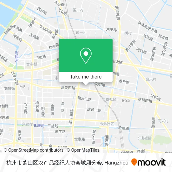 杭州市萧山区农产品经纪人协会城厢分会 map