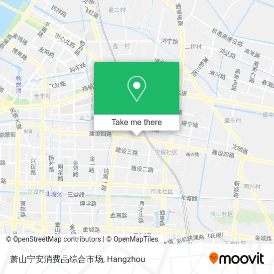 萧山宁安消费品综合市场 map