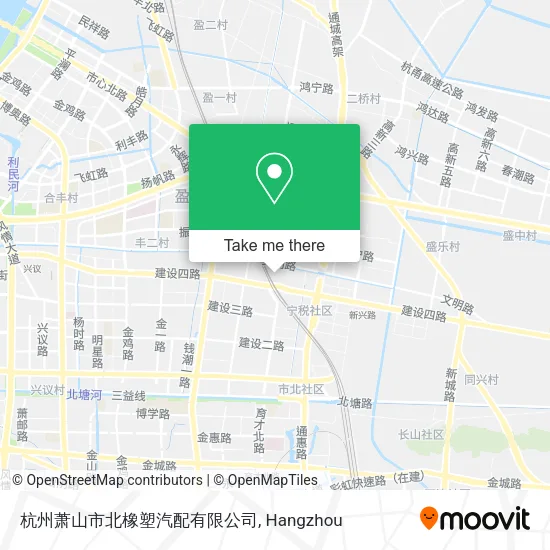 杭州萧山市北橡塑汽配有限公司 map