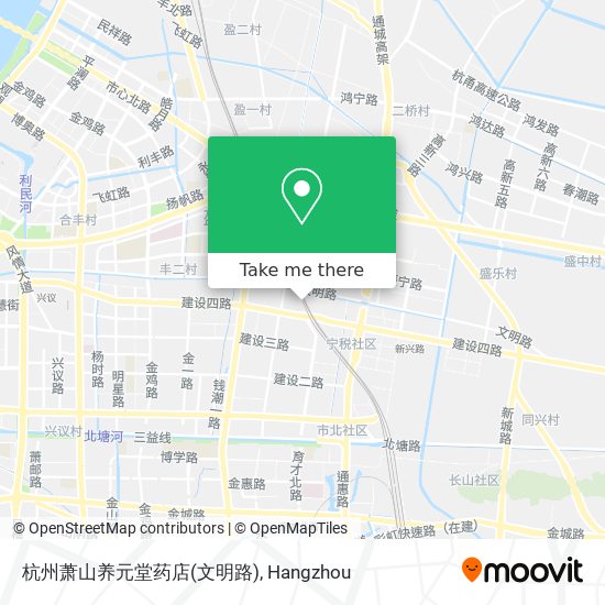 杭州萧山养元堂药店(文明路) map