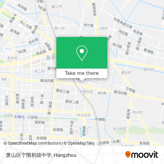萧山区宁围初级中学 map