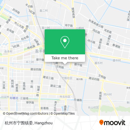 杭州市宁围镇委 map