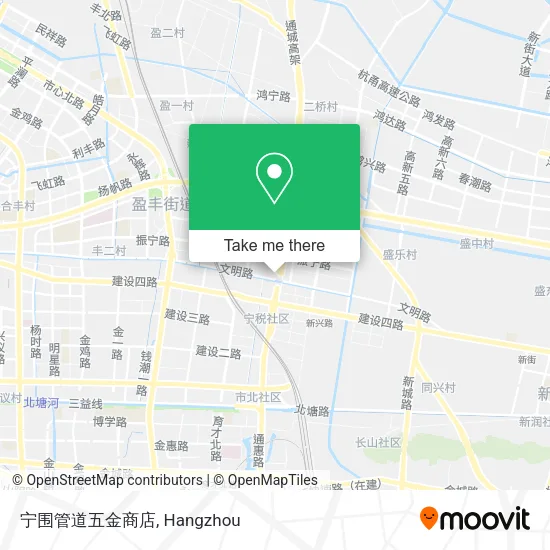 宁围管道五金商店 map