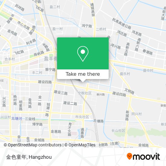 金色童年 map
