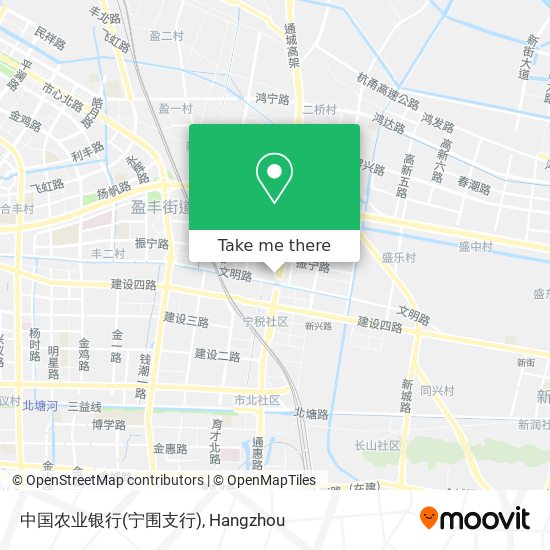 中国农业银行(宁围支行) map