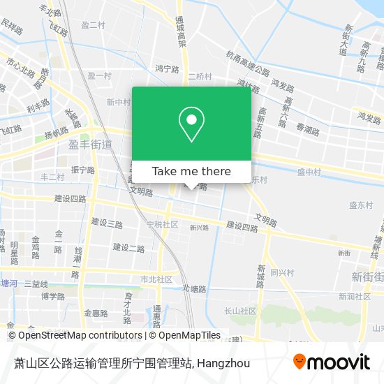 萧山区公路运输管理所宁围管理站 map