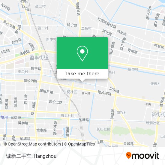 诚新二手车 map