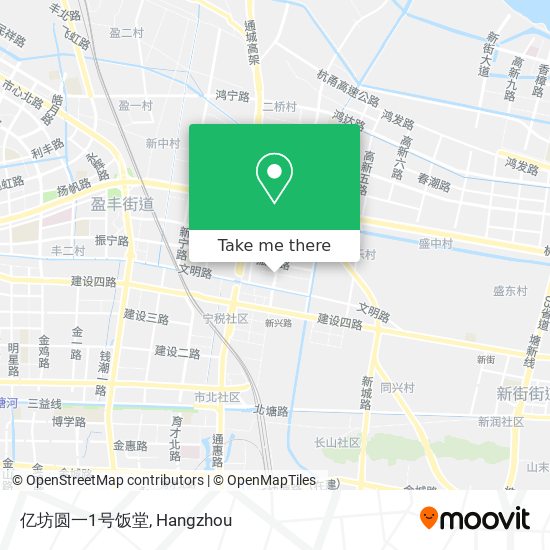 亿坊圆一1号饭堂 map
